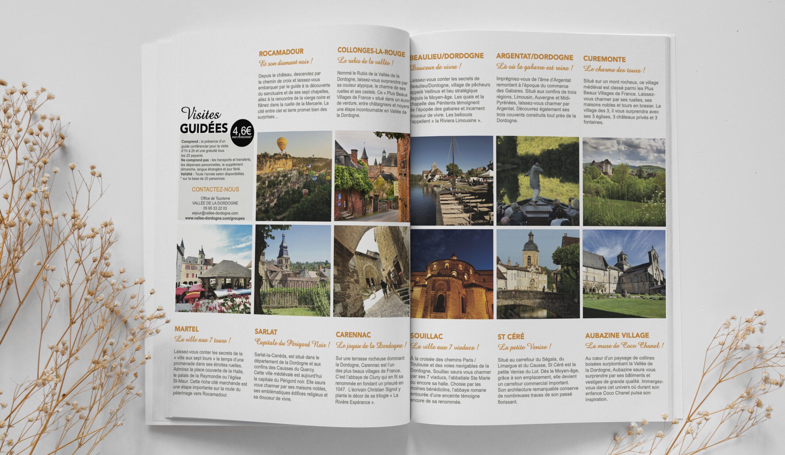 Brochure Groupe Vallée Dordogne © Cécile Asquier