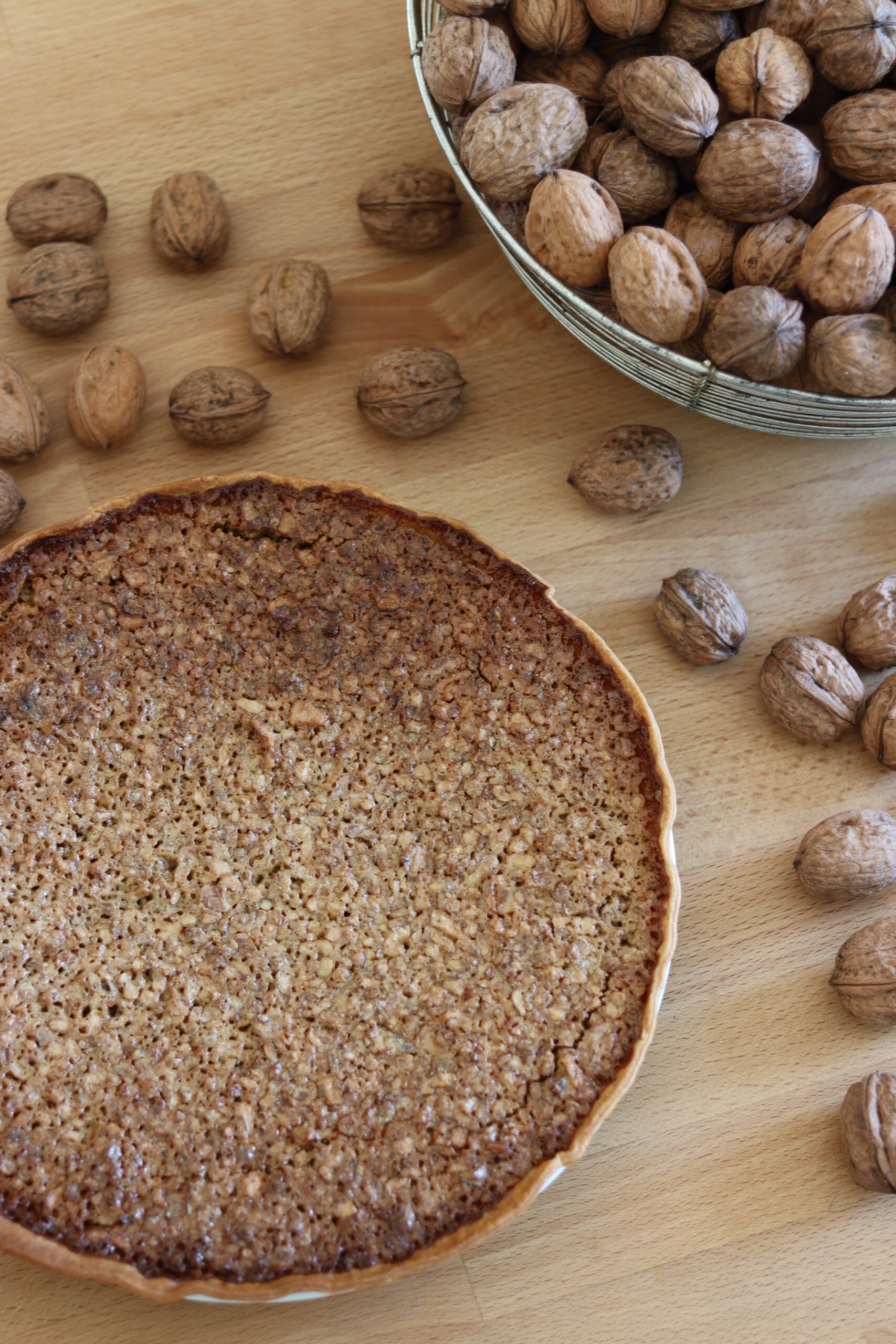 Tarte aux noix du Périgord ©Cécile Asquier